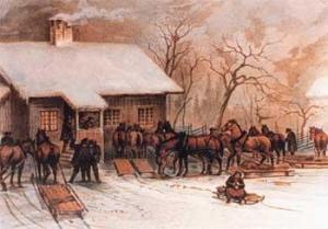 27 Tegning av skjenkestedet Borrebekken